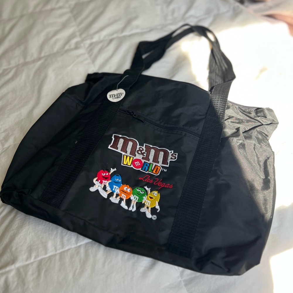 M&M’s World Las Vegas Black Tote Bag – Brand New with Tags